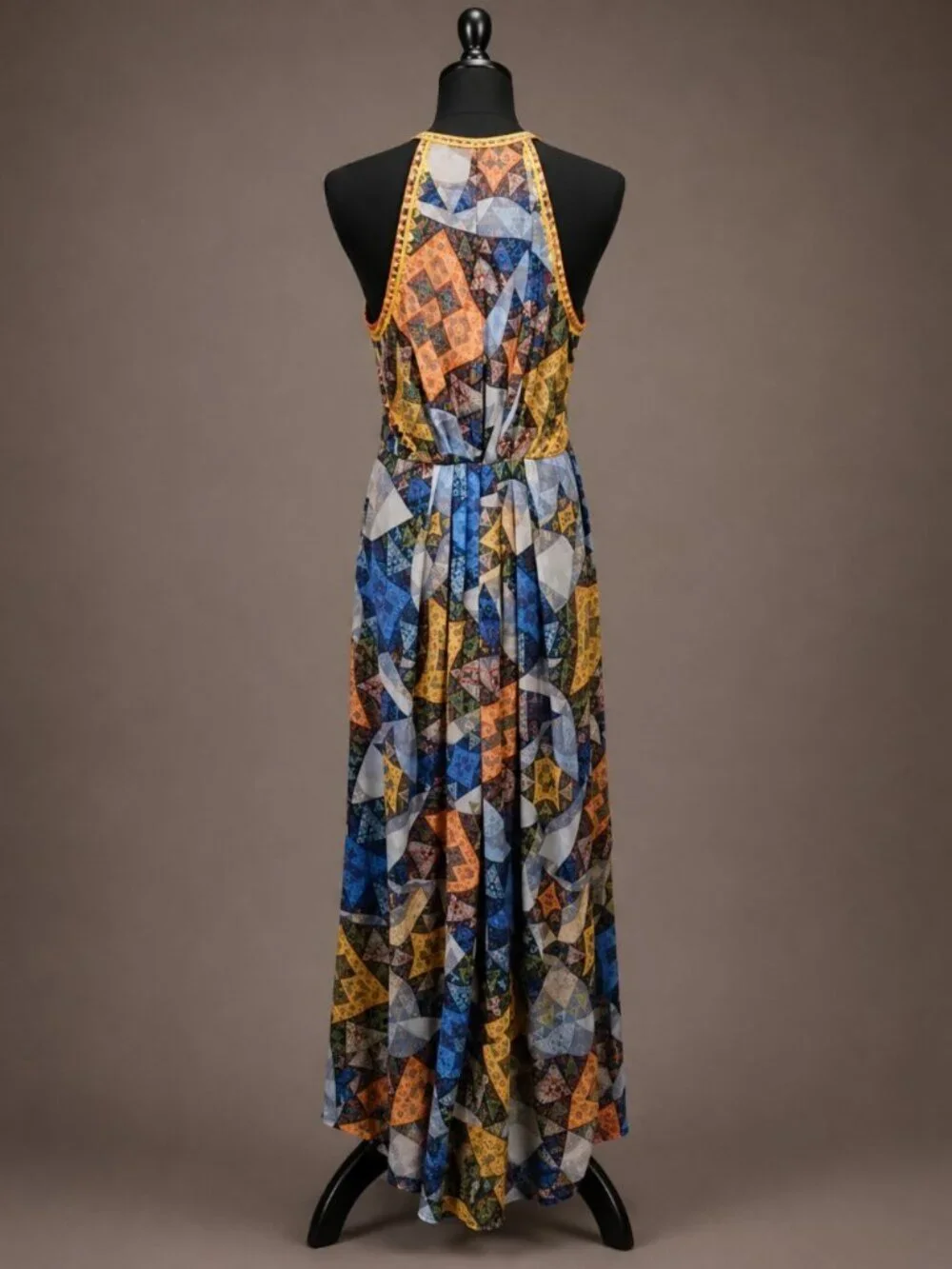 Anthropologie Ranna Gill Condesa Maxi Dress XS Vibrant Bohemian Print - Picture 4 of 7